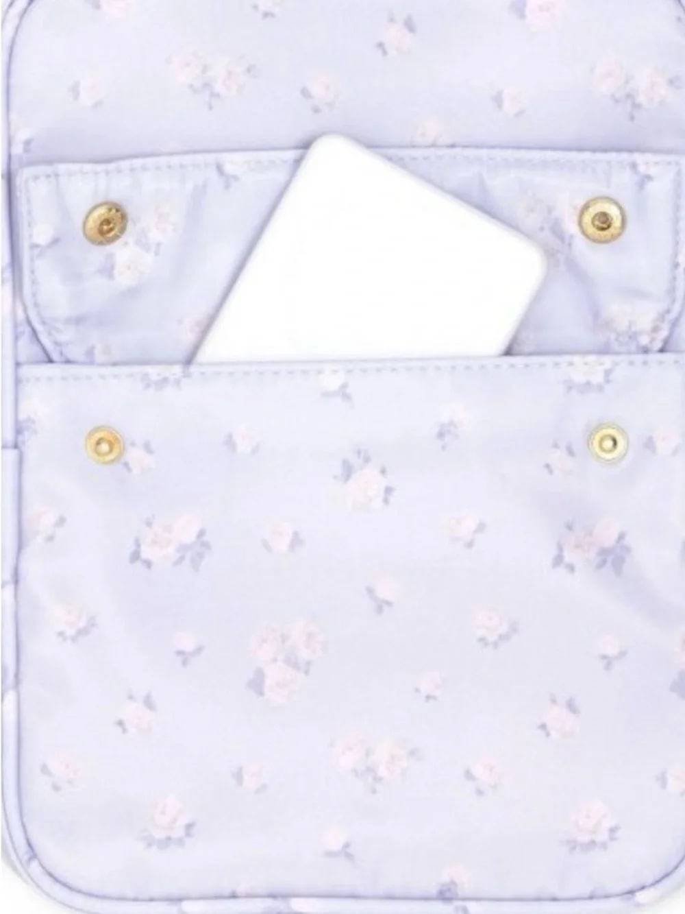 NWT LoveShackFancy by yoobi Yarget Lilac Floral tech storage Sleeve